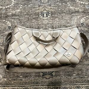 Maggie Bag Seatbelt Bag Tote Laptop Purse Taupe